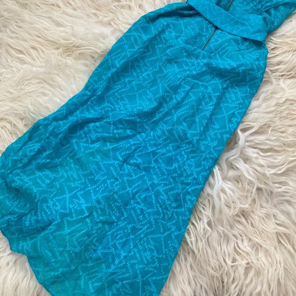 ALICE AND OLIVIA Darva Wrap-effect Swiss-dot Silk And Cotton-blend Midi Dress - Picture 13 of 15